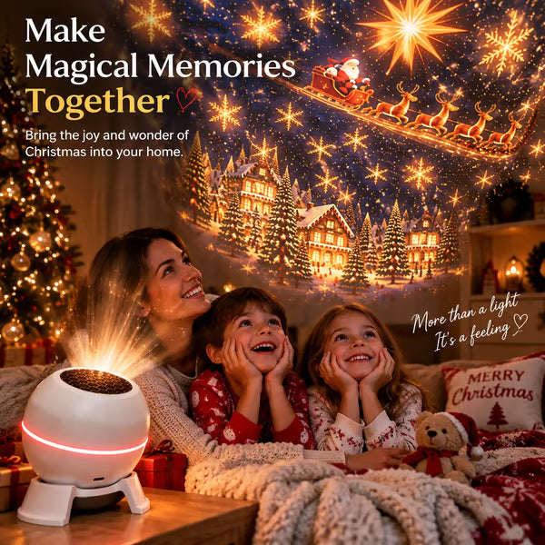 🎅CHRISTMAS SALE 45% OFF 🔥 Turn Any Room Into a Christmas Wonderland – Holiday Projection Night Light