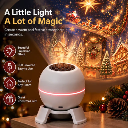 🎅CHRISTMAS SALE 45% OFF 🔥 Turn Any Room Into a Christmas Wonderland – Holiday Projection Night Light